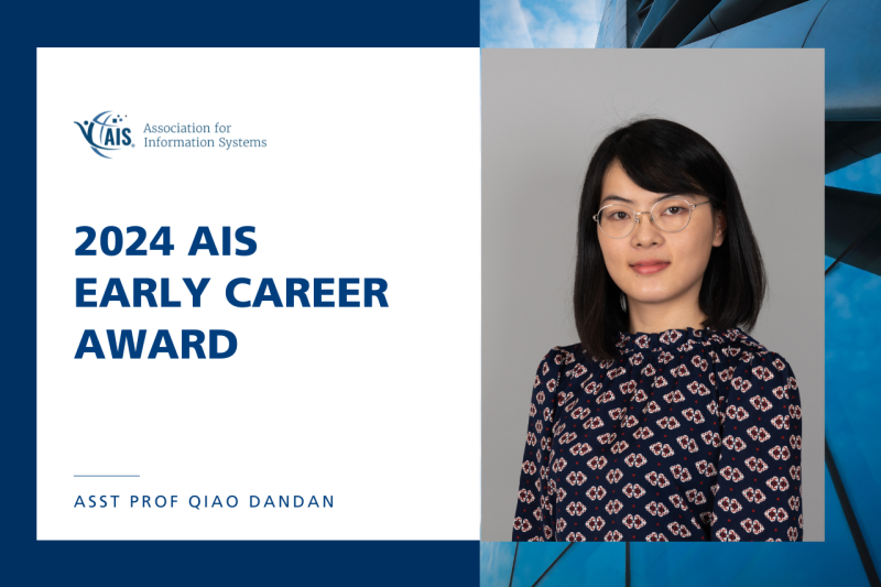 Qiao Dandan 2024 AIS Early Career Award