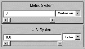 The AWT version of the Converter demo.